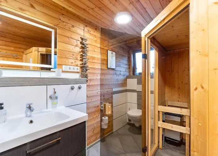 Wellness Lakehouse Mit Sauna, Whirlpool In Der 別荘